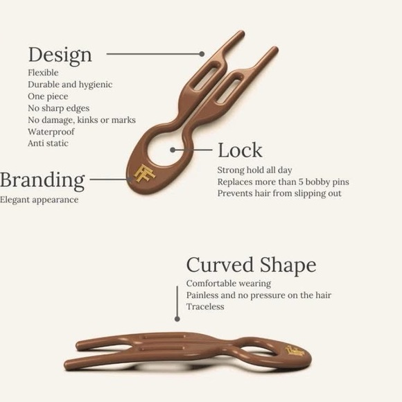 FIONA FRANCHIMON
Nº1 HAIRPIN | Mochaccino (3 count) - Picture 2 of 2